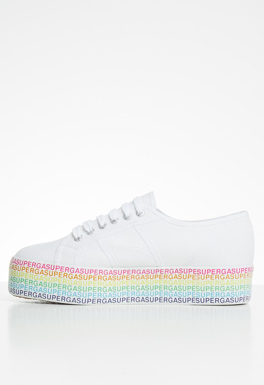 SUPERGA - 2790 Mini lettering platform - white multi colour