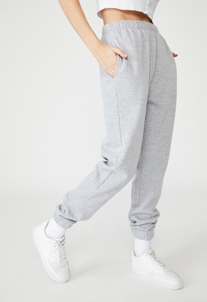 Factorie - Super high rise trackpant - grey marle