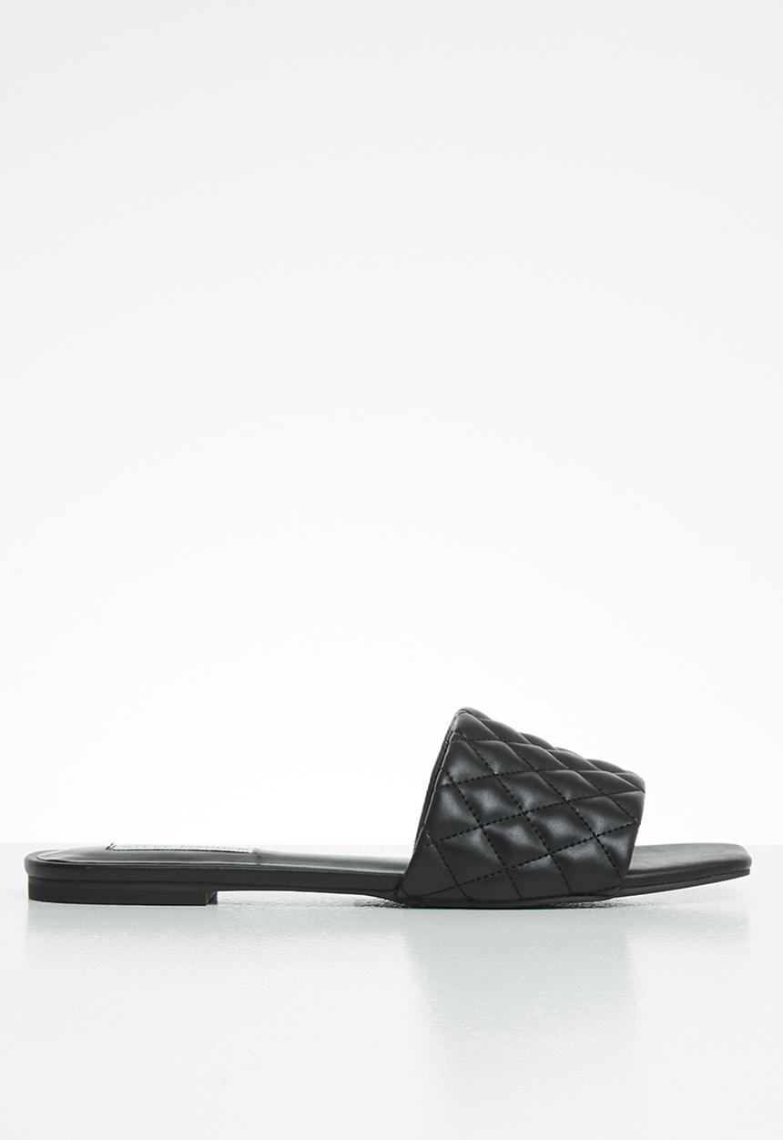 Steve Madden - Plush-q slide - black
