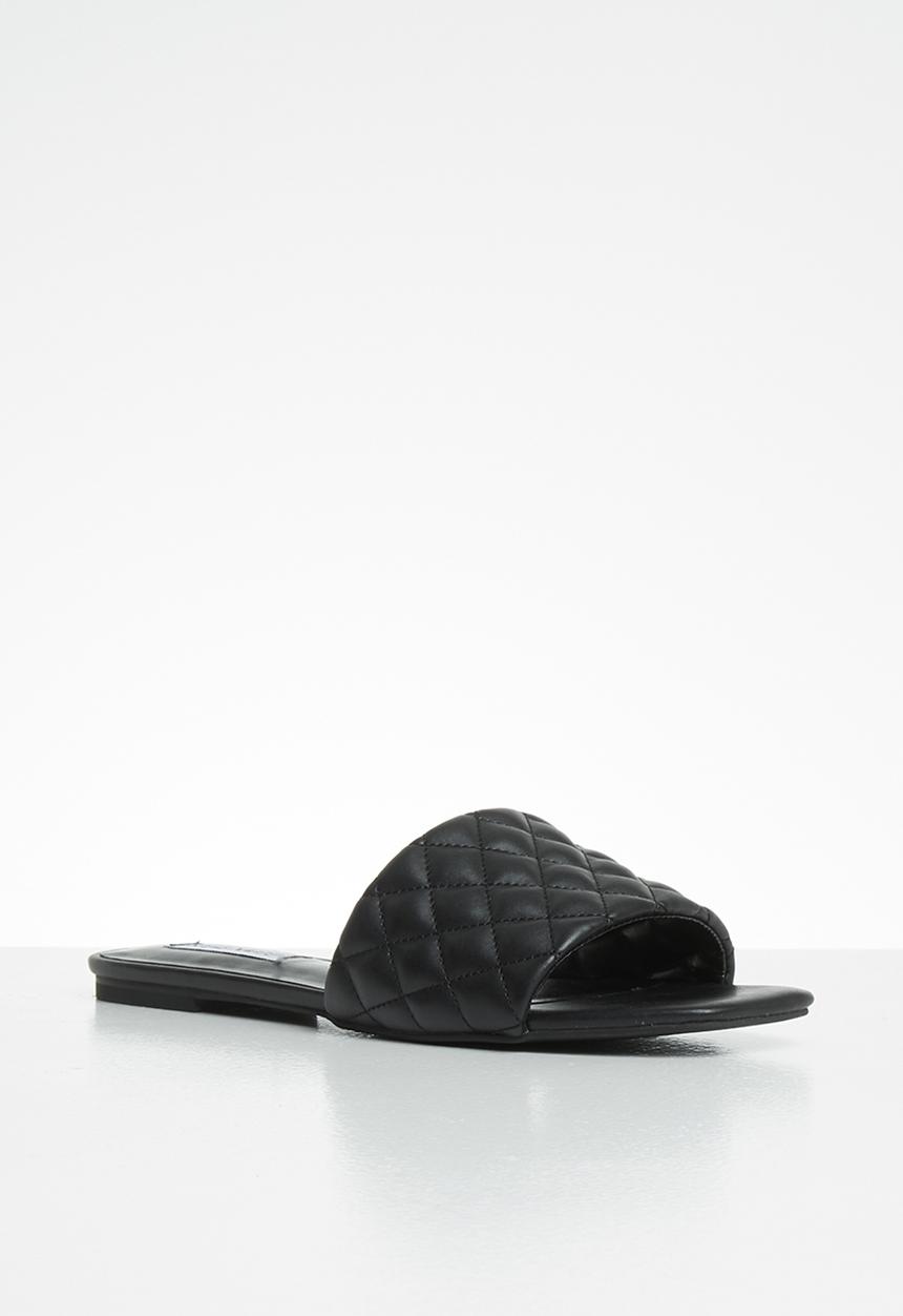 Steve Madden - Plush-q slide - black