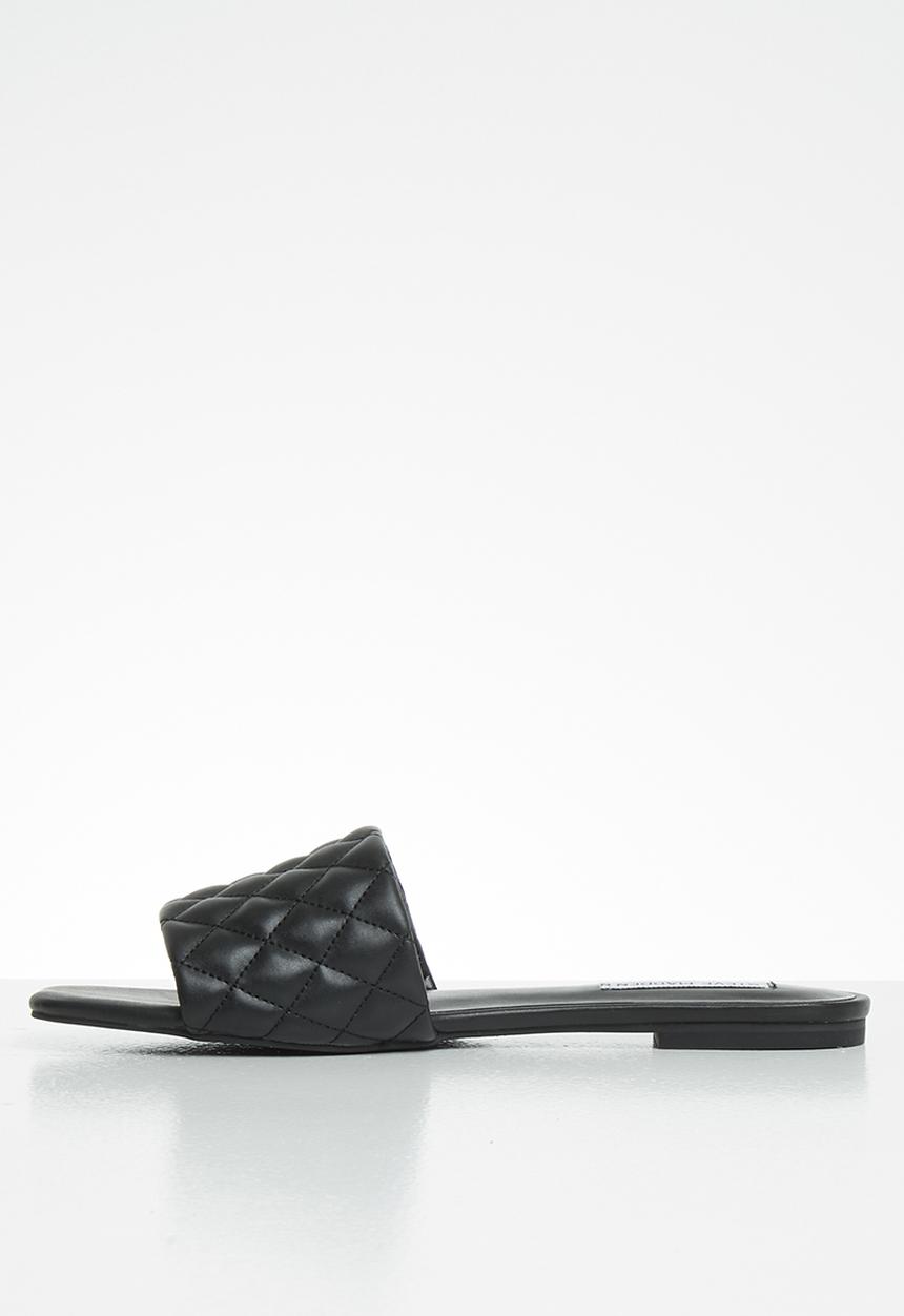 Steve Madden - Plush-q slide - black
