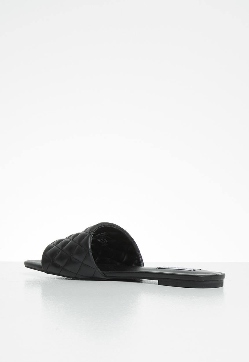Steve Madden - Plush-q slide - black