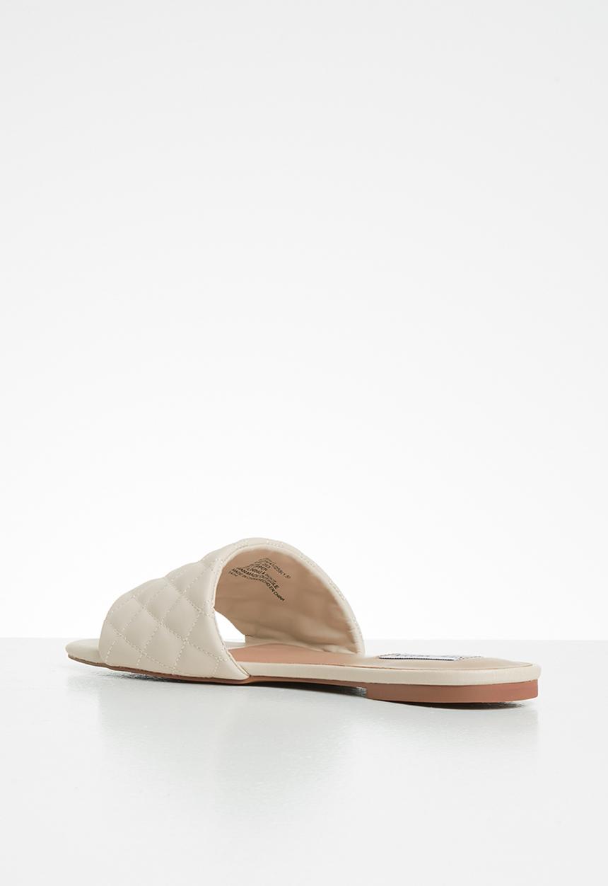 Steve Madden - Plush-q slide - bone