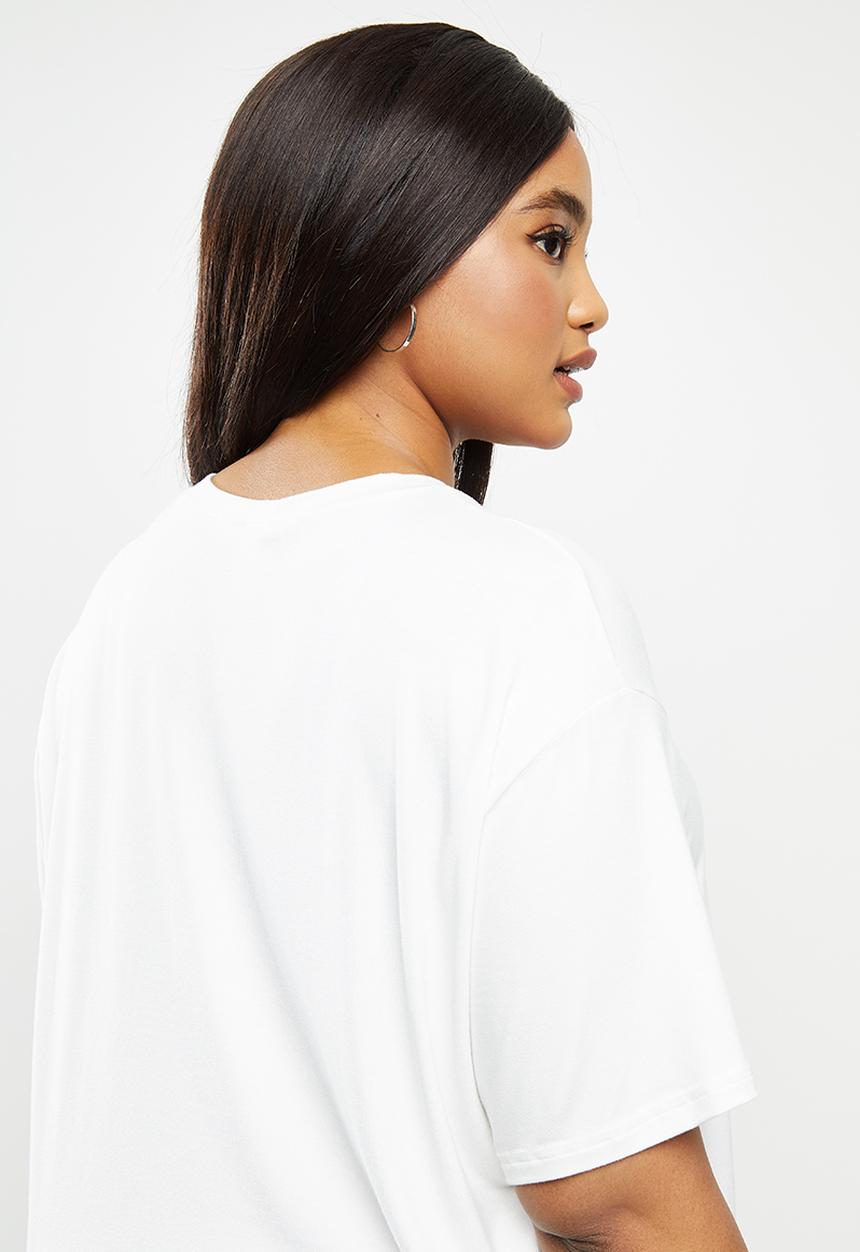 Me&B - Plus illustration printed tee - neutral 