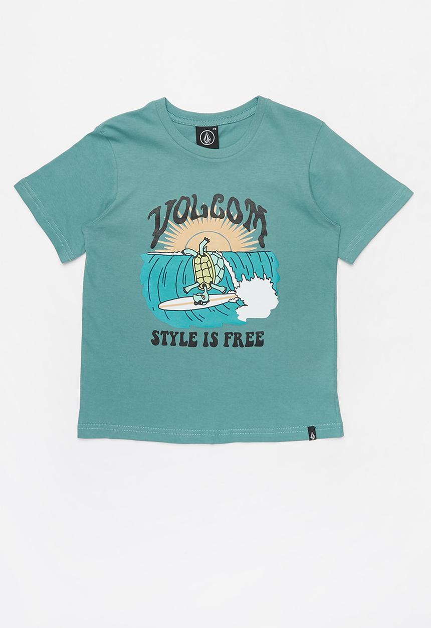 Volcom - Style is free boys short sleeve tee - blue