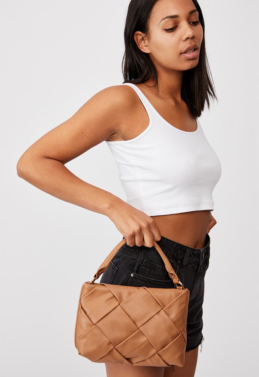 Rubi - Heidi quilted bag - tan