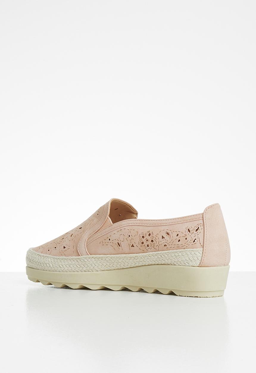 Butterfly Feet - Malakite flatform - pink