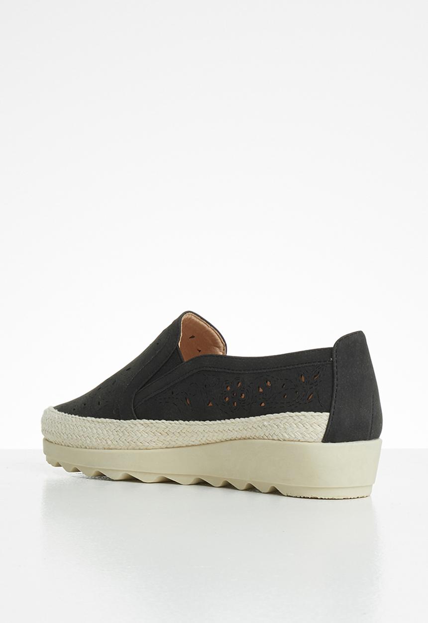 Butterfly Feet - Malakite flatform - black