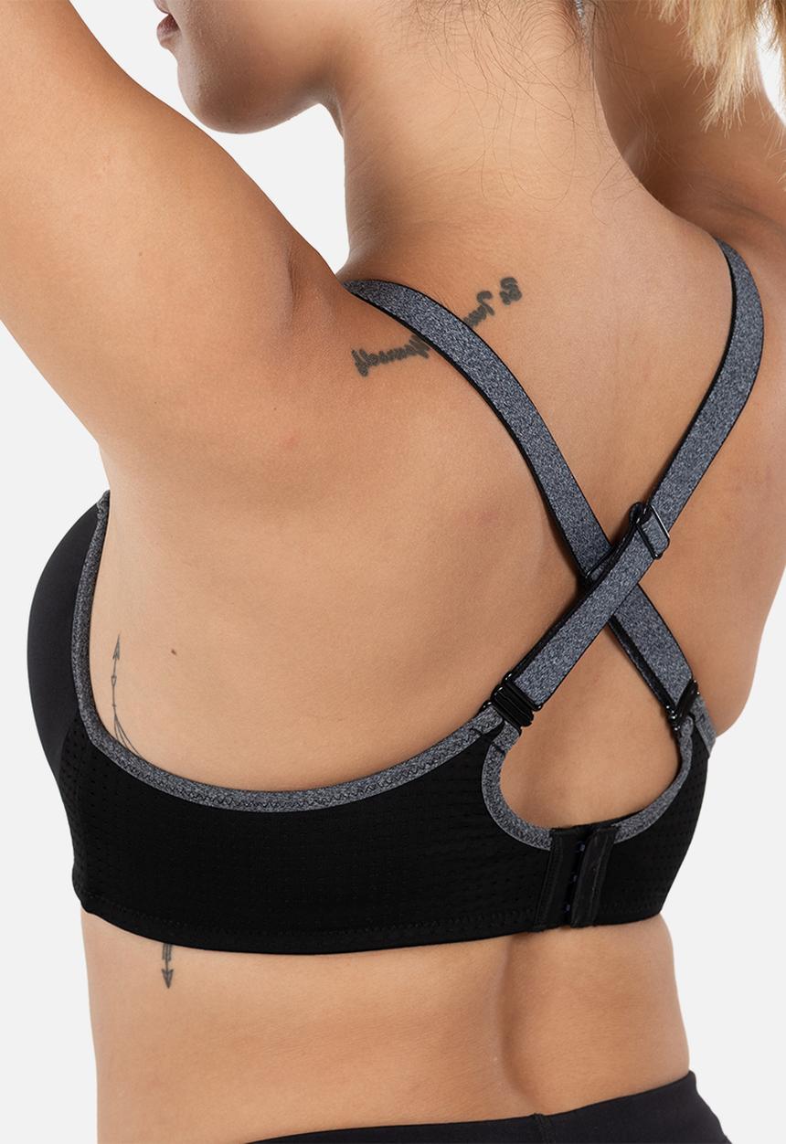 DORINA - Push up sports bra - grey
