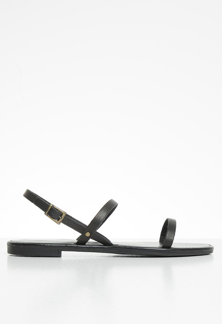 Superbalist - Yandi leather slingback sandal - black