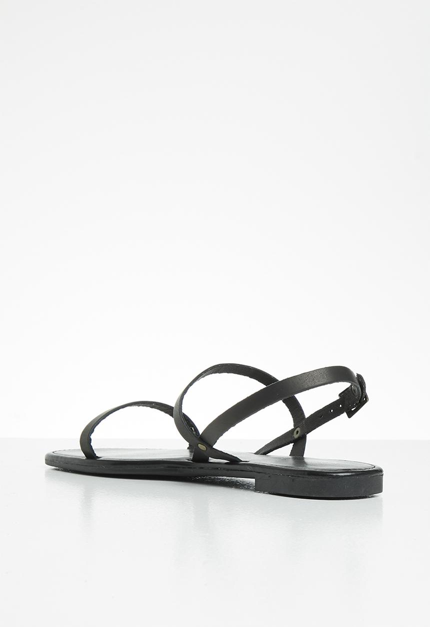 Superbalist - Yandi leather slingback sandal - black