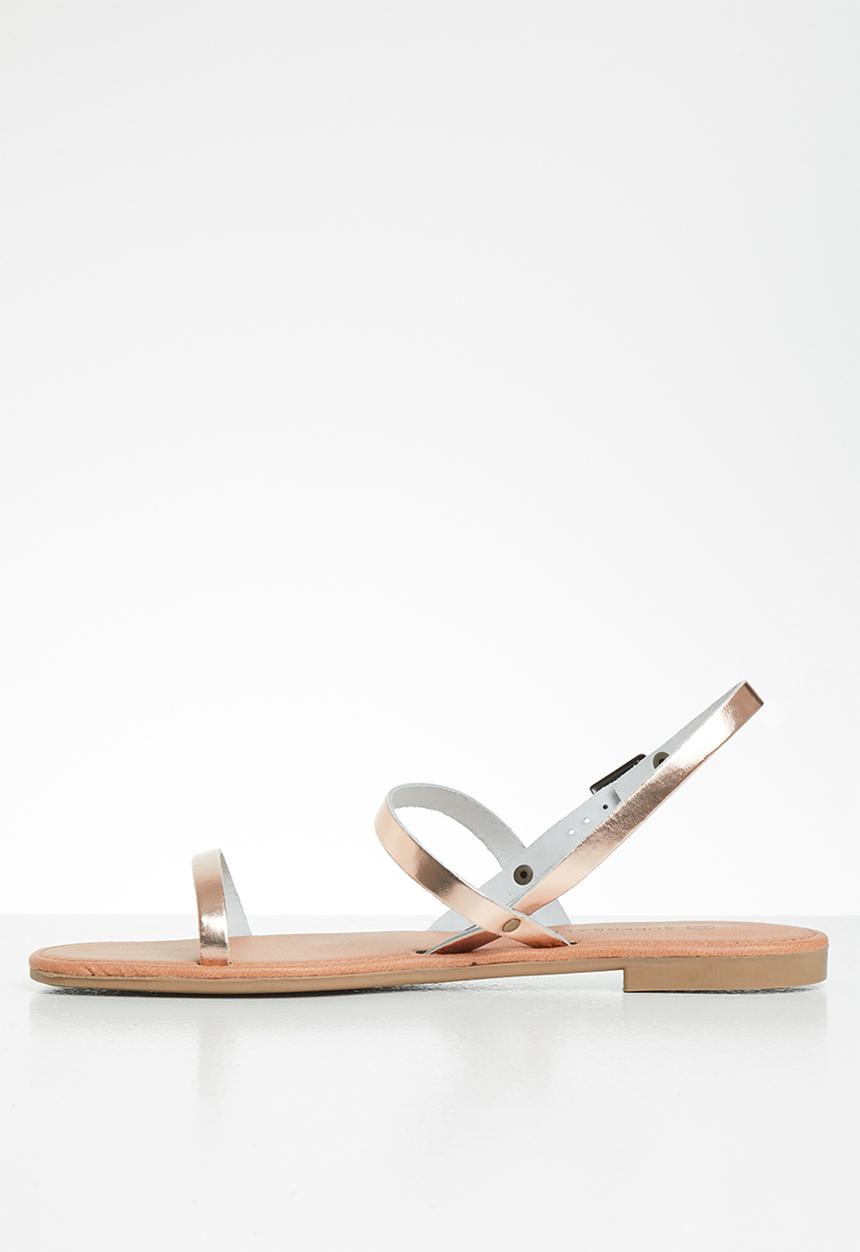 Superbalist - Yandi leather slingback sandal - rosegold
