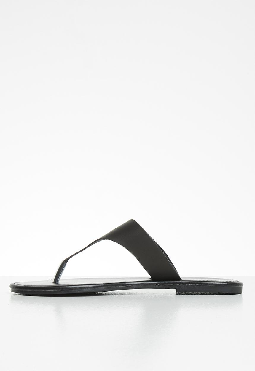 Superbalist - Tea leather slide - black