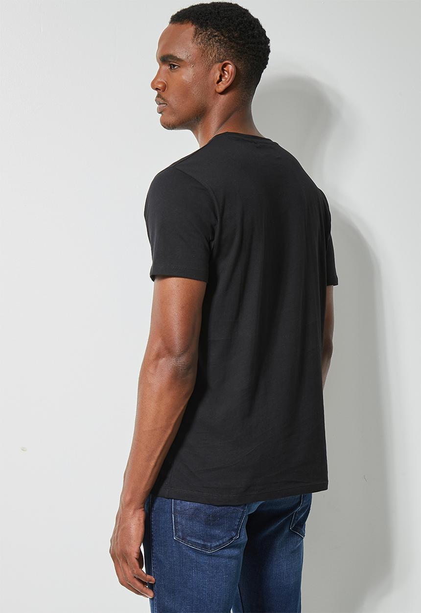 Superbalist - 2-Pack nate crew neck tee - black