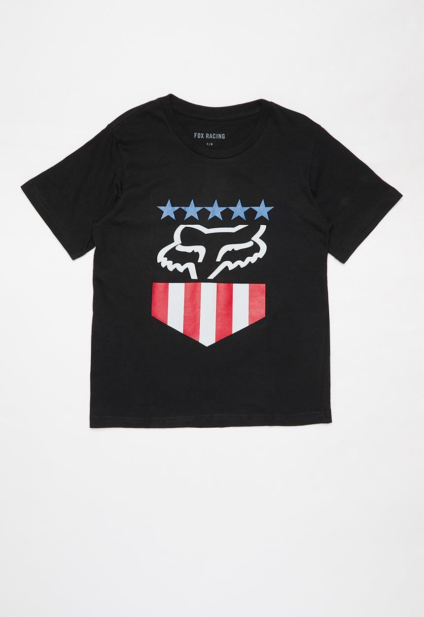 Fox - Freedom shield short sleeve tee - black