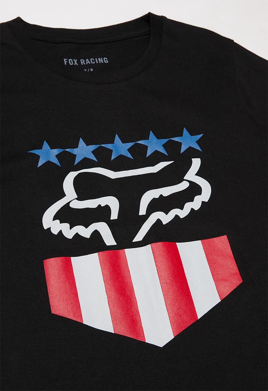 Fox - Freedom shield short sleeve tee - black
