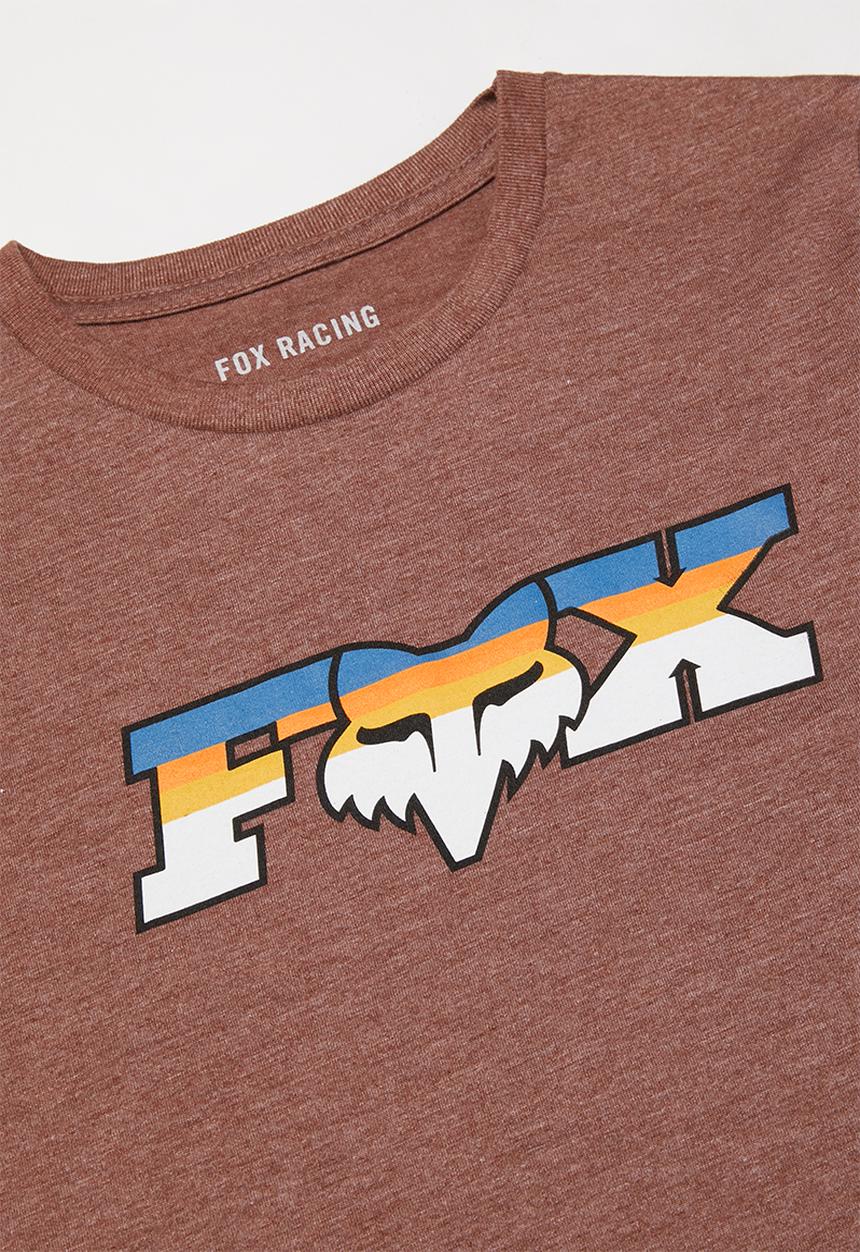 Fox - Fheadx slider boys short sleeve tee - heather eclipse