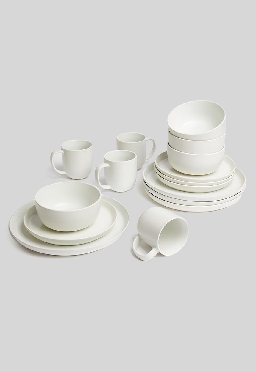 Sixth Floor - Lab bowl  set of 4 - white