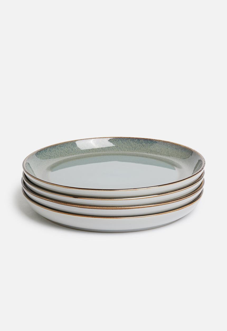 Sixth Floor - Aska side plate set of 4 - blue