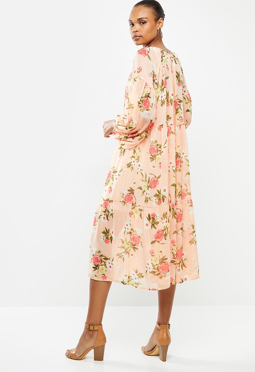 edit - Chiffon gypsy midi floral - multi