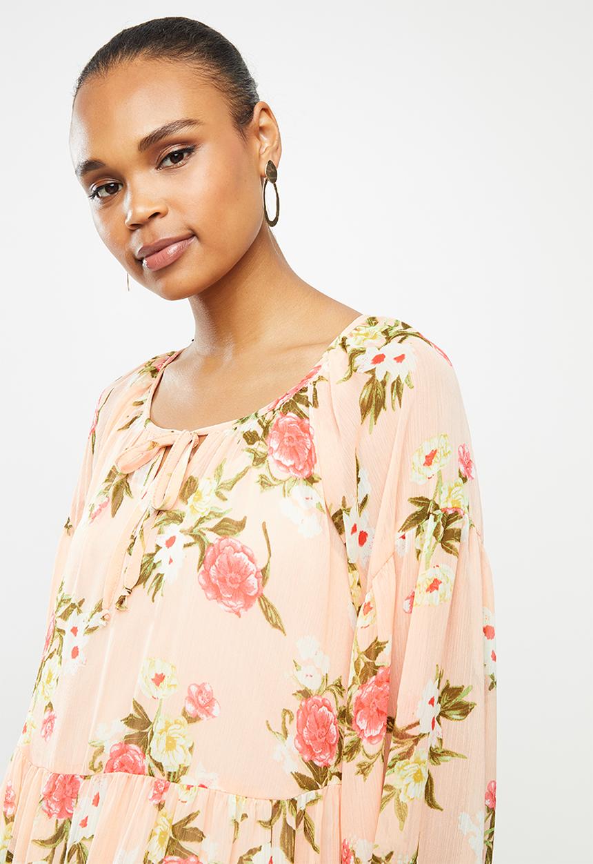 edit - Chiffon gypsy midi floral - multi