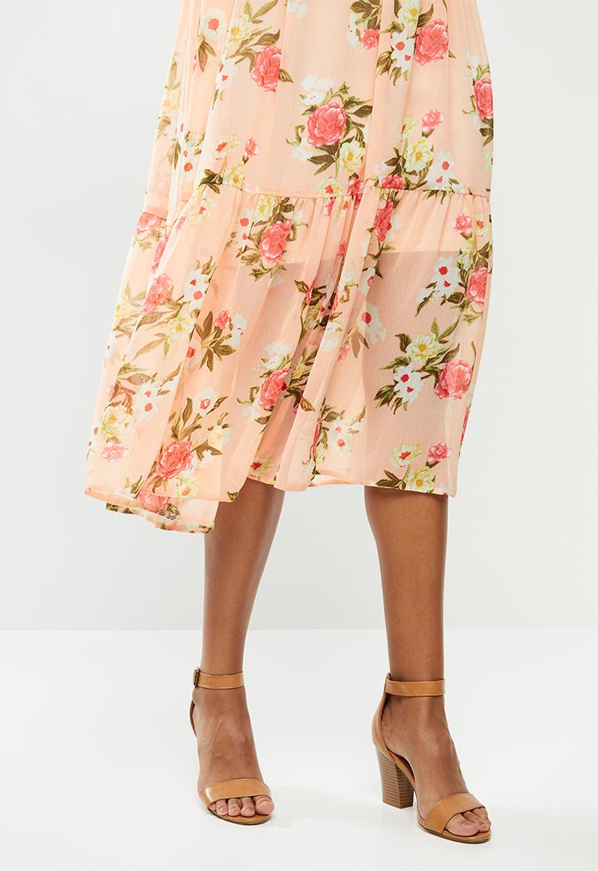 edit - Chiffon gypsy midi floral - multi