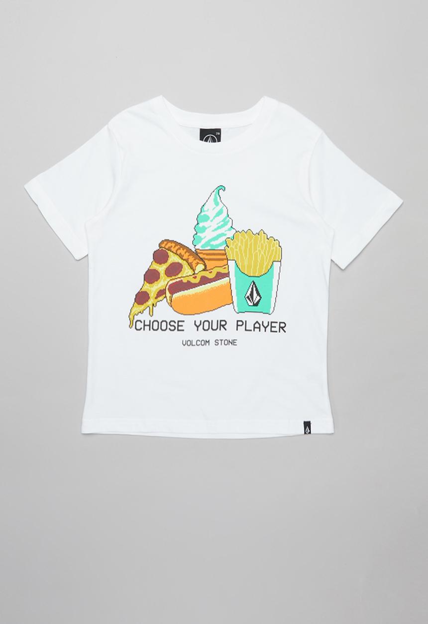 Volcom - Choose your player boys short sleeve tee - white