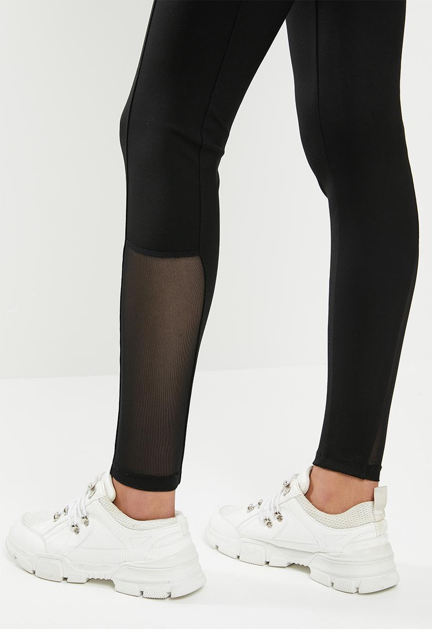 SISSY BOY - Athleisure: all in one leotard - black