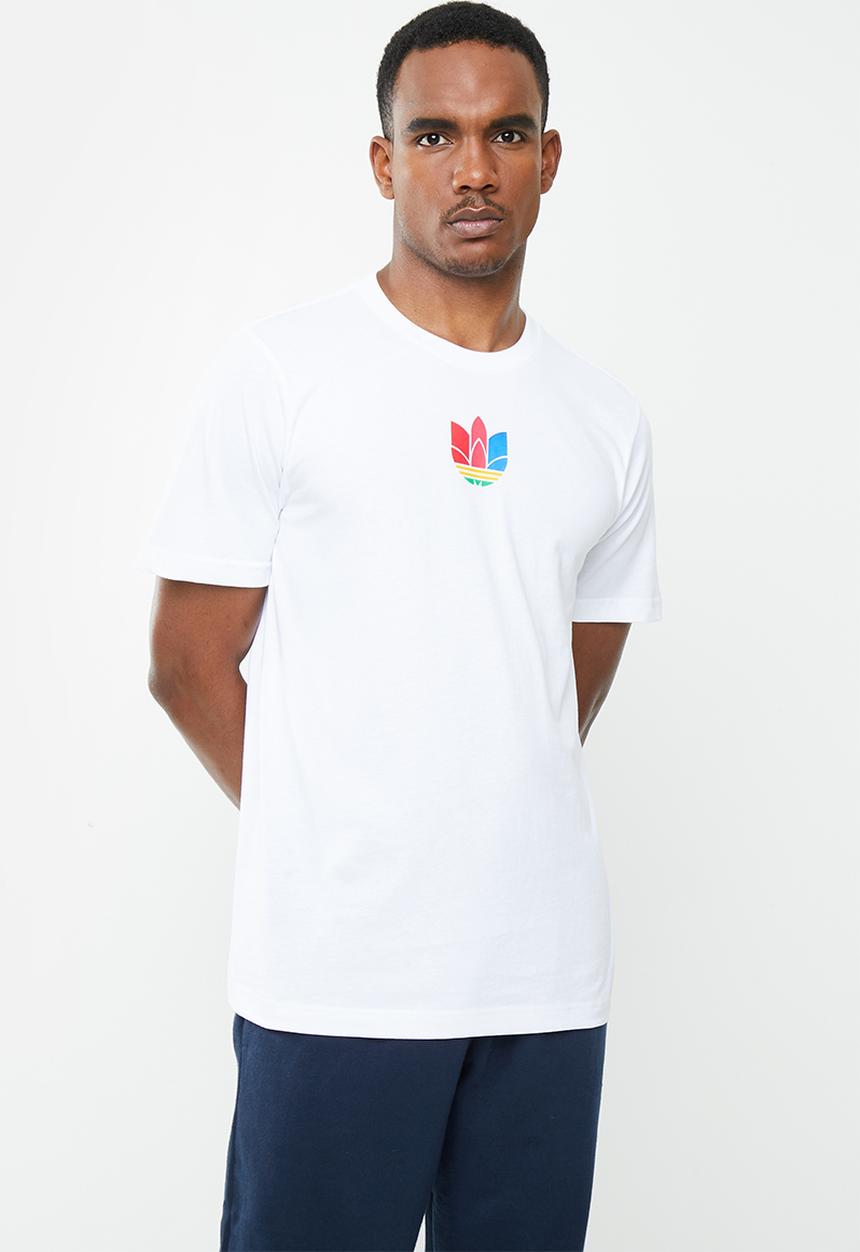 adidas Originals - 3d Trefoil short sleeve tee - white