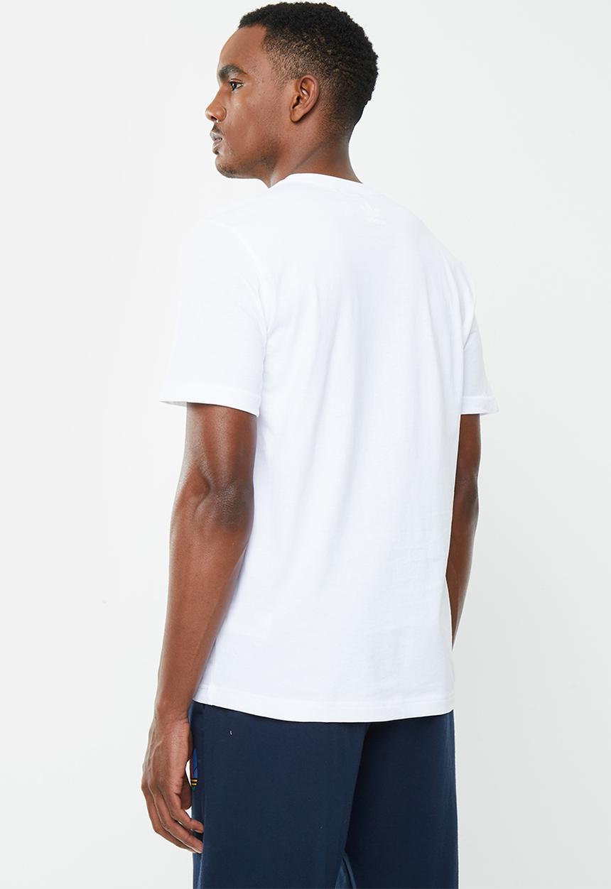 adidas Originals - 3d Trefoil short sleeve tee - white