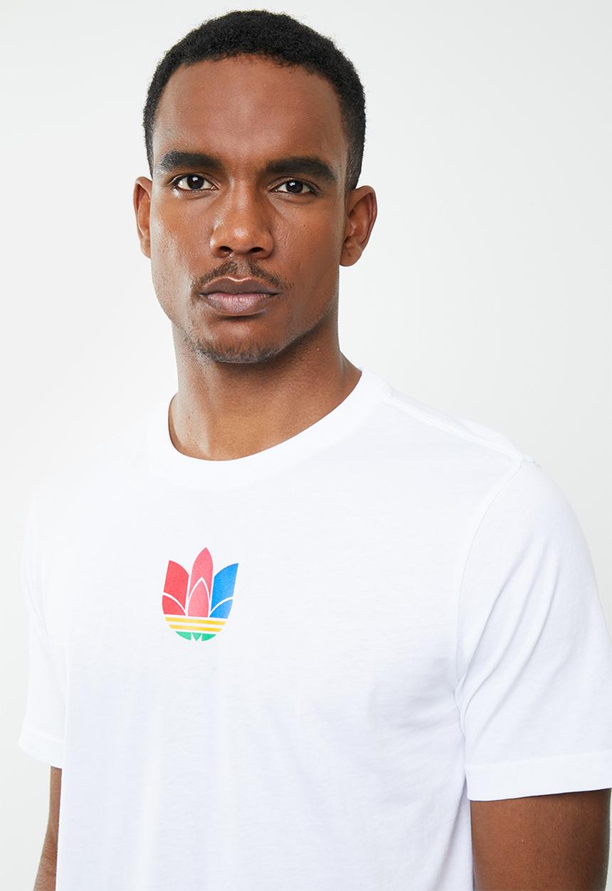 adidas Originals - 3d Trefoil short sleeve tee - white