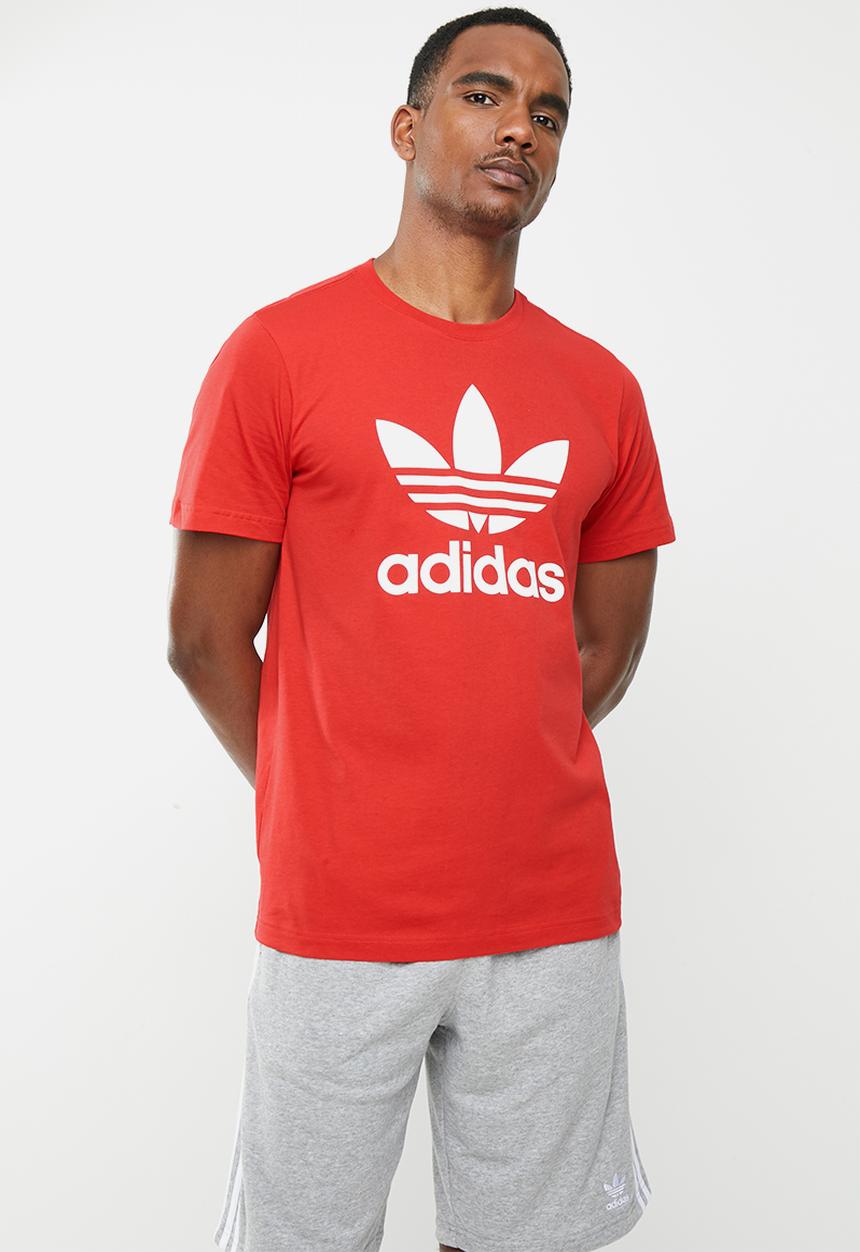adidas Originals - Trefoil short sleeve tee - red