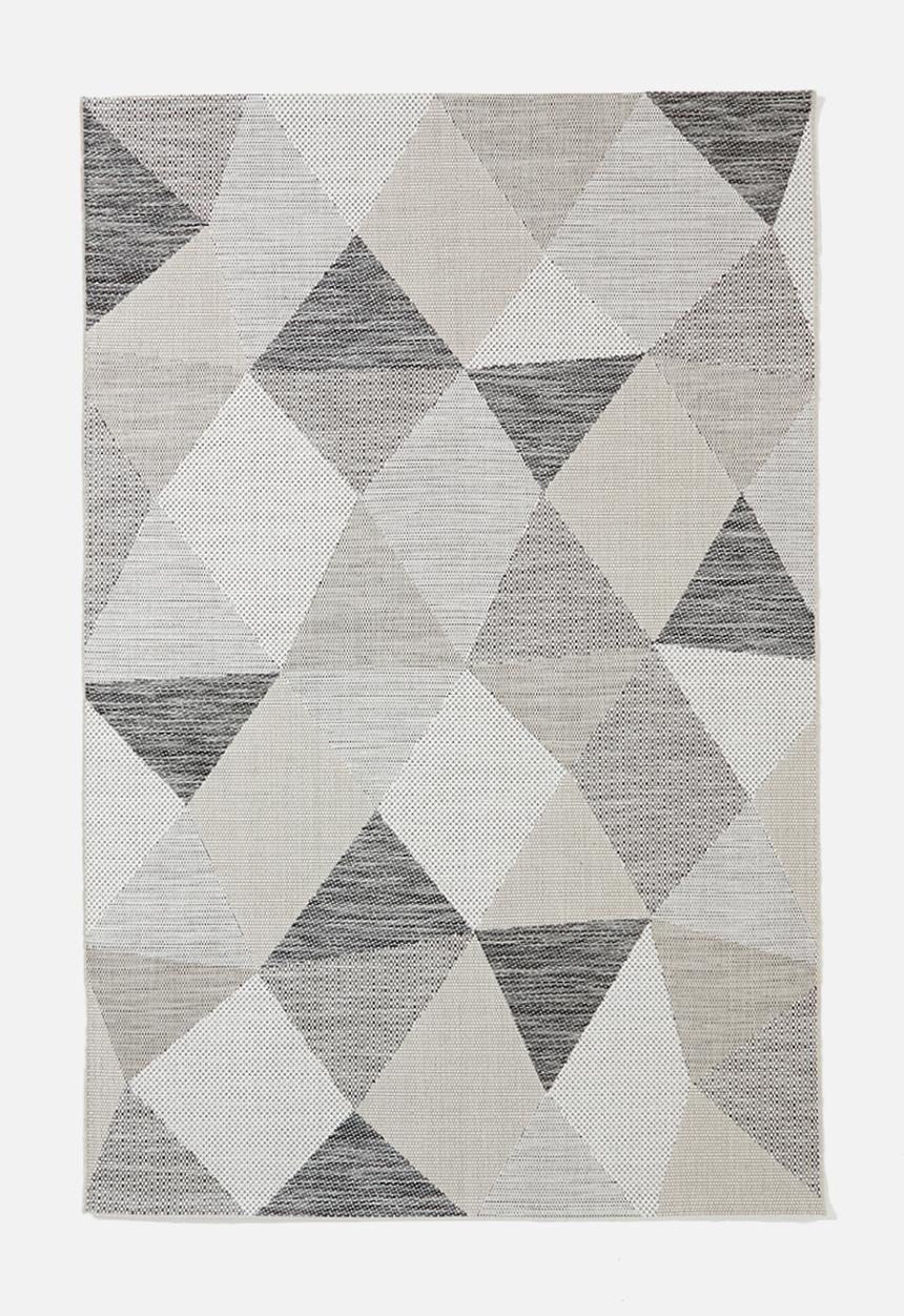 Hertex Haus - Prisms outdoor rug - boulder