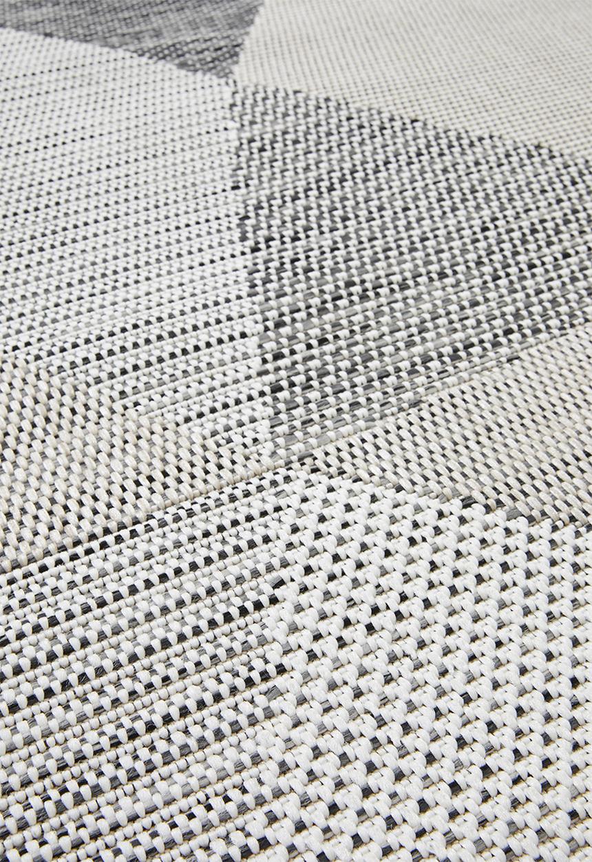 Hertex Haus - Prisms outdoor rug - boulder