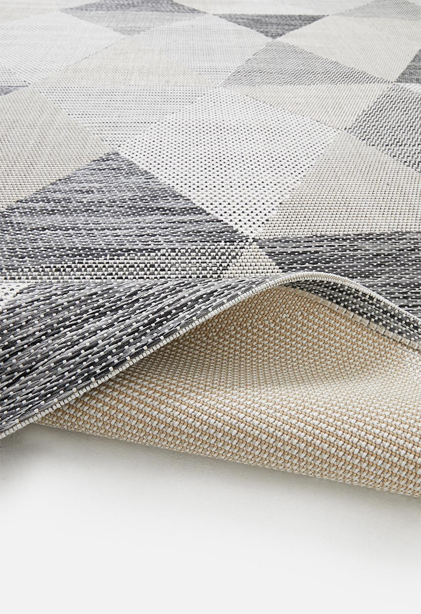 Hertex Haus - Prisms outdoor rug - boulder