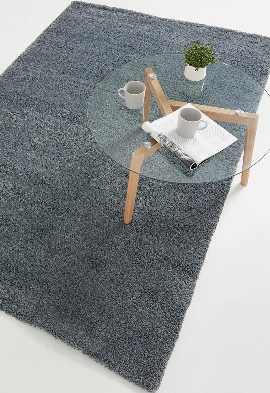 Fotakis - Royal nomadic shaggy rug - plain smokey blue