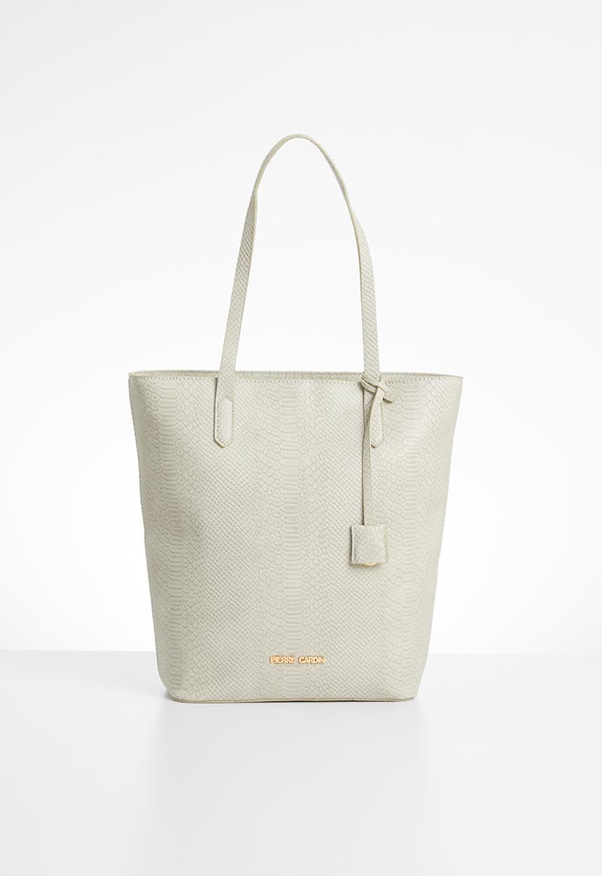 Pierre Cardin - Lia croc shopper - grey