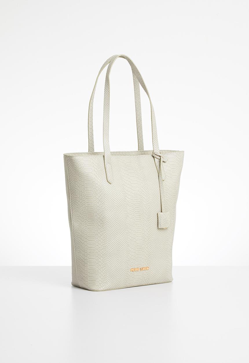 Pierre Cardin - Lia croc shopper - grey