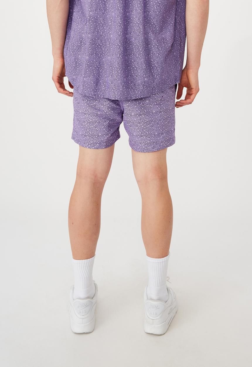 Factorie - Resort short - purple noise