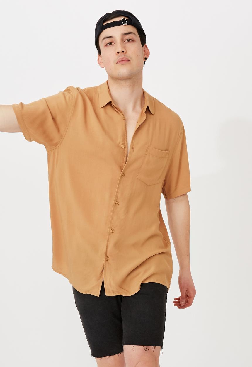 Factorie - Resort shirt - pale gold