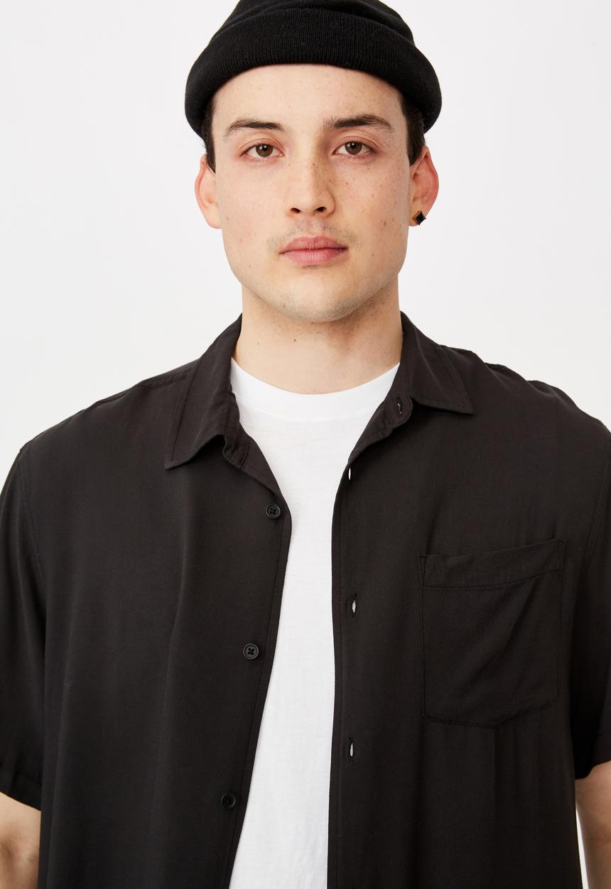 Factorie - Resort shirt - black