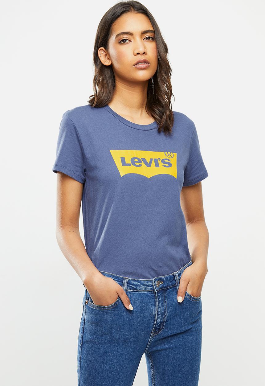 Levi’s® - The perfect tee batwing  - blue indigo