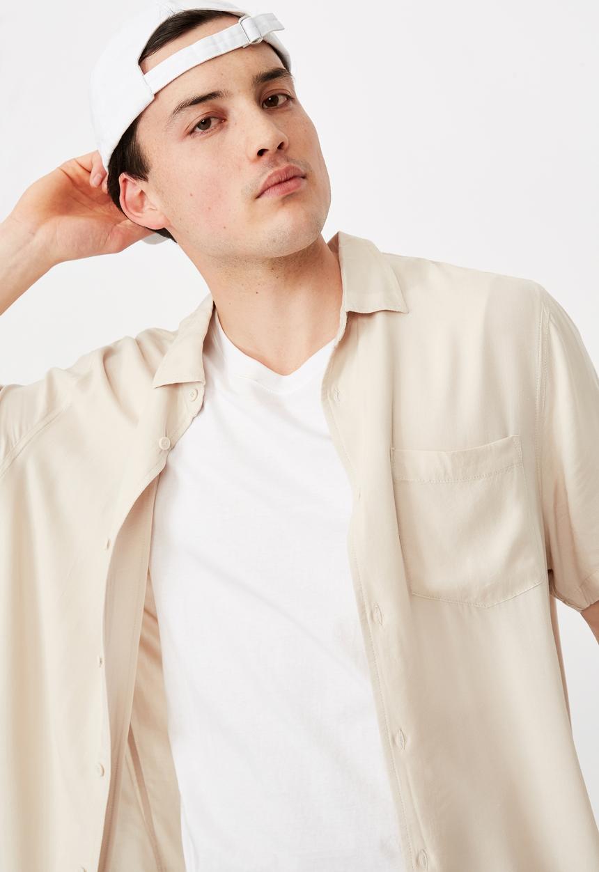 Factorie - Resort shirt - beige