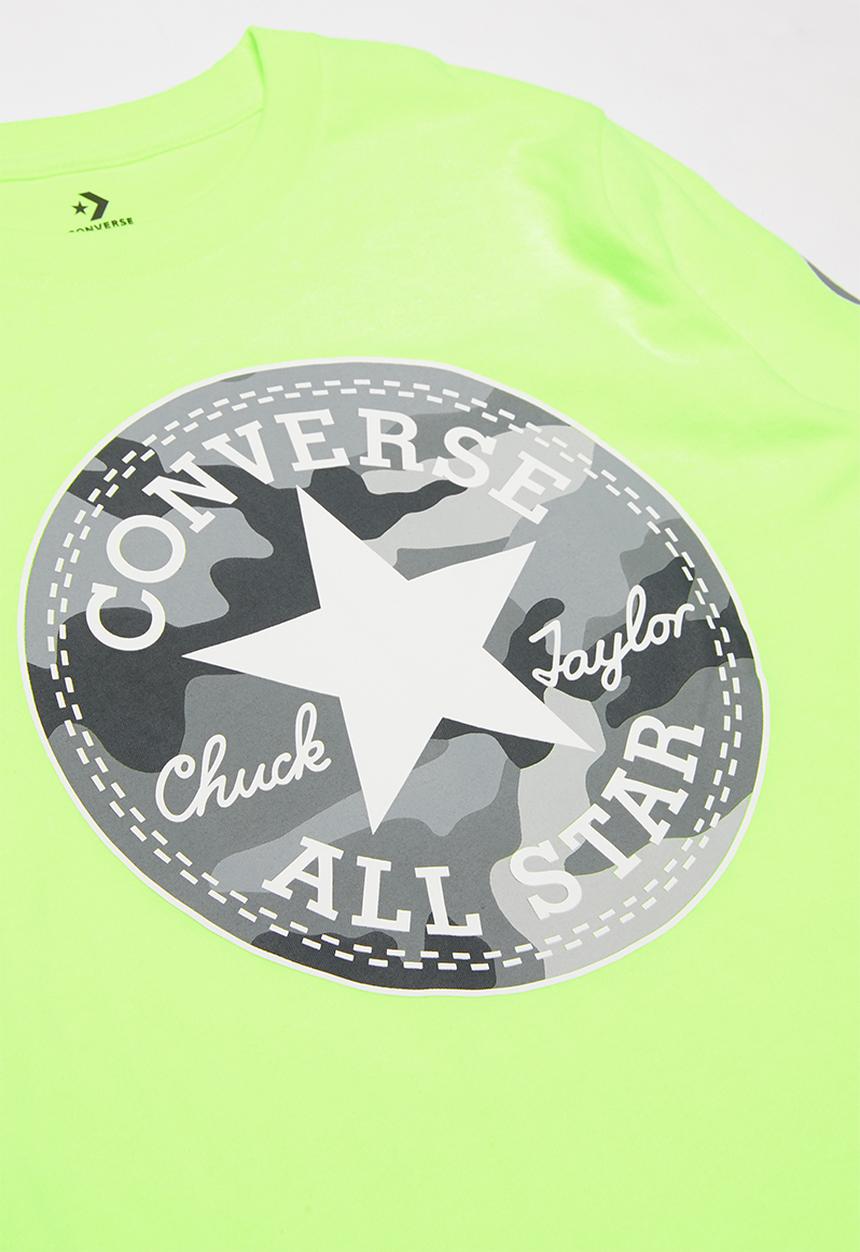Converse - Camo chuck patch tee - green