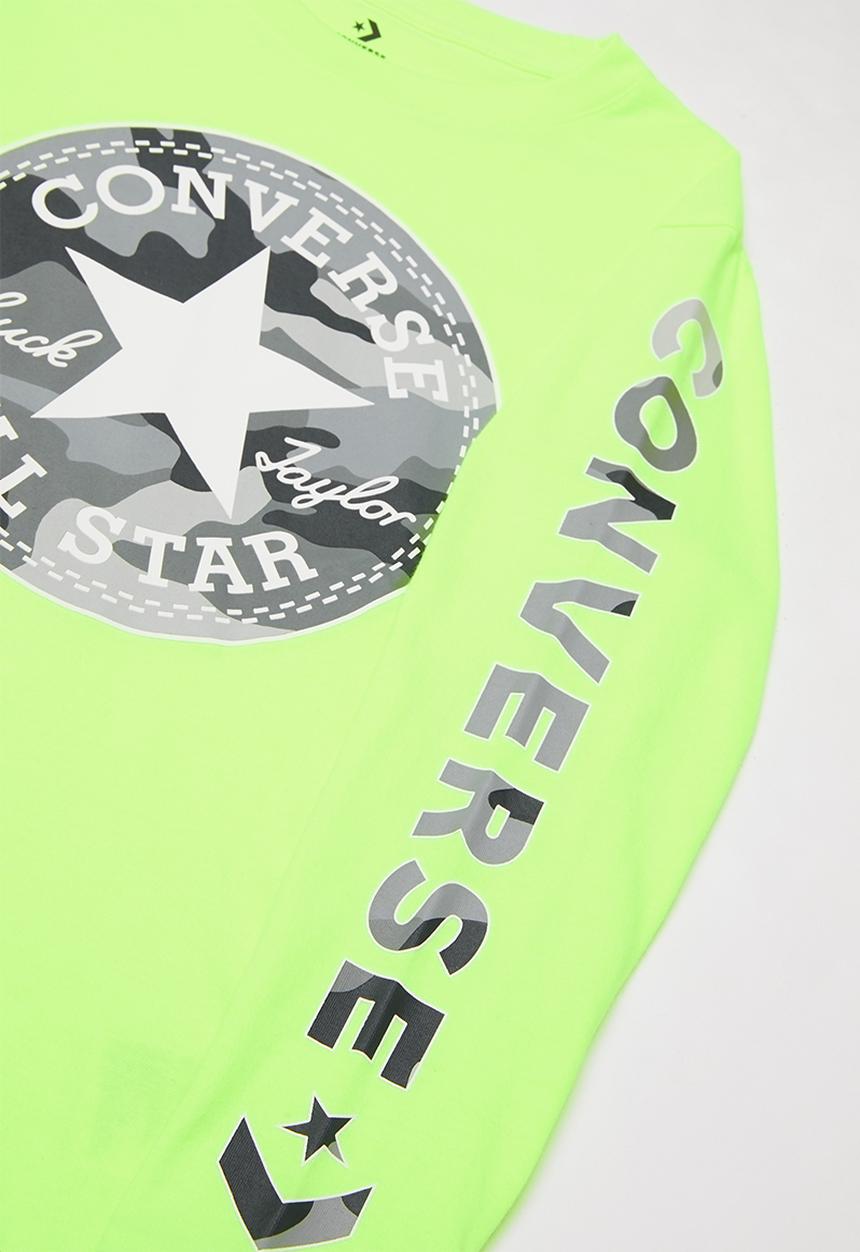 Converse - Camo chuck patch tee - green
