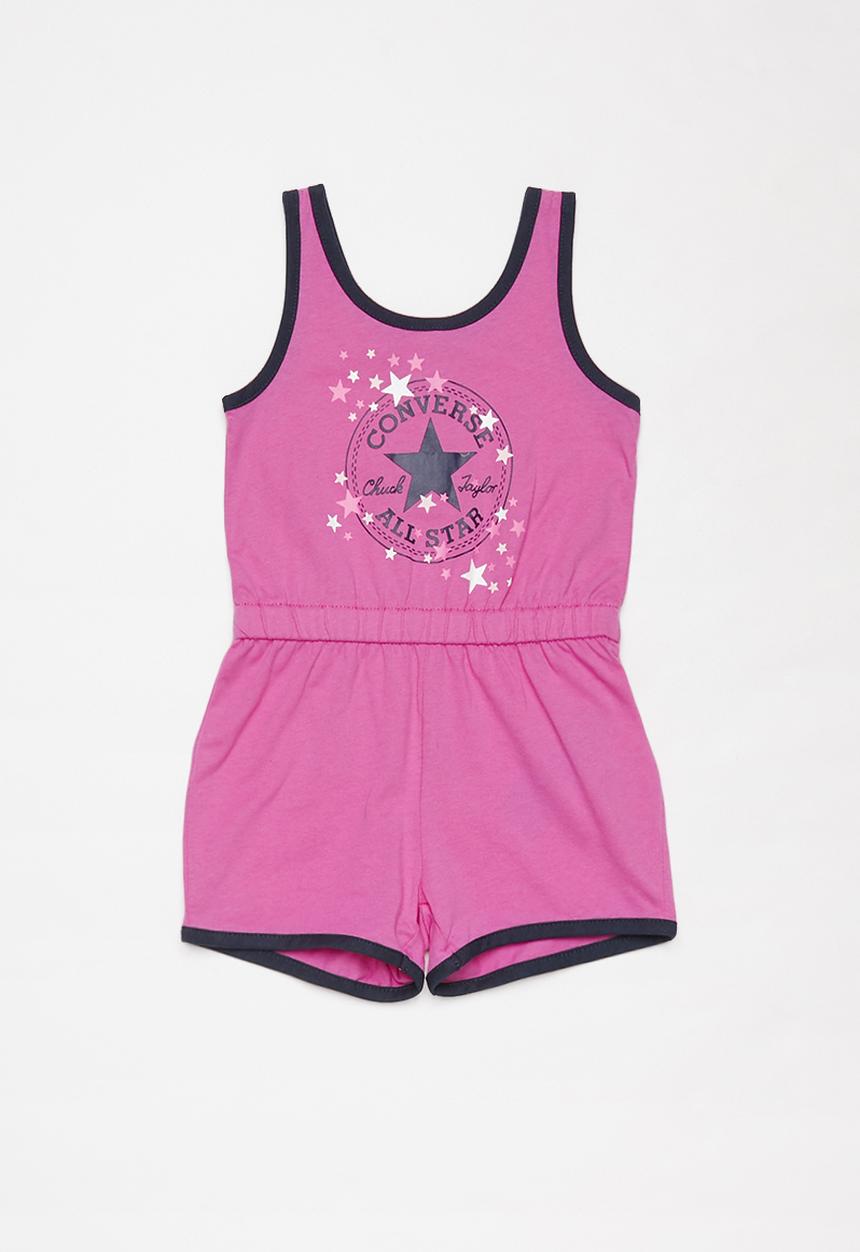 Converse - Converse girls chuck patch romper - purple