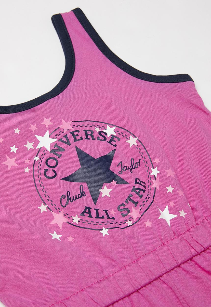 Converse - Converse girls chuck patch romper - purple