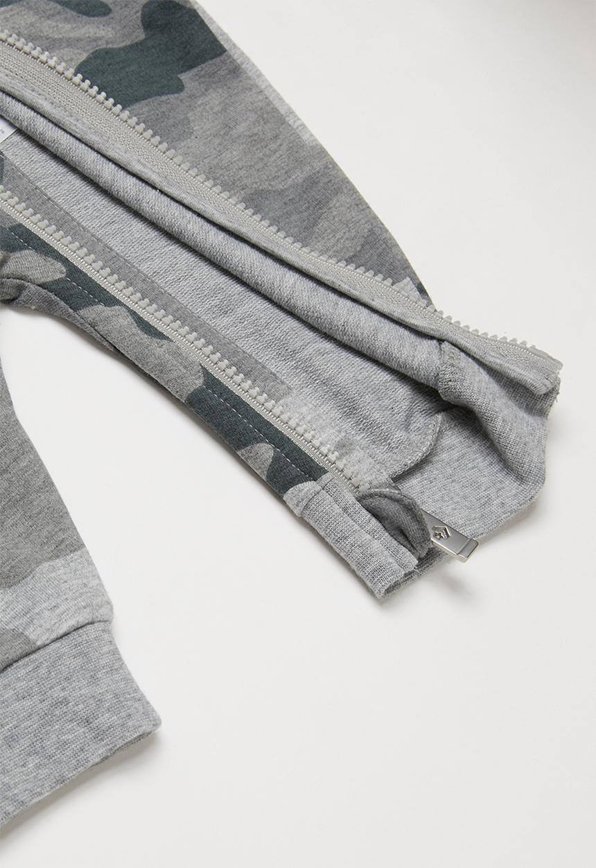 Converse - Converse boys hooded camo coverall - grey