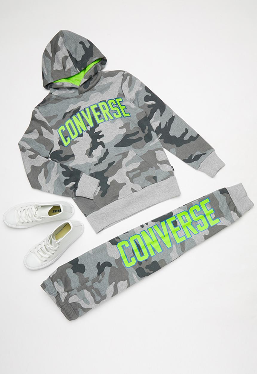 Converse - Collegiate camo fleece - grey