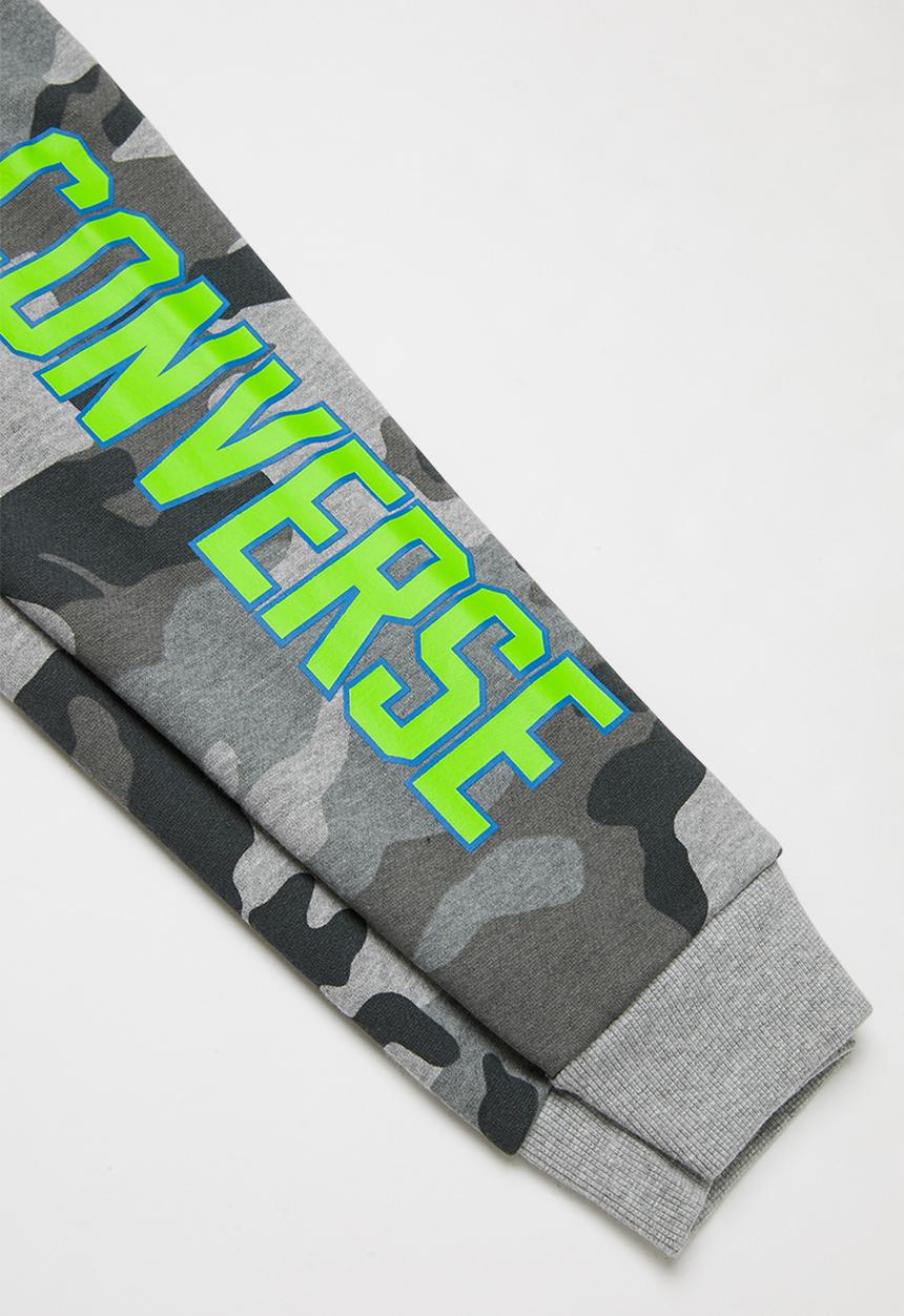 Converse - Converse boys collegiate camo fleece pant - grey